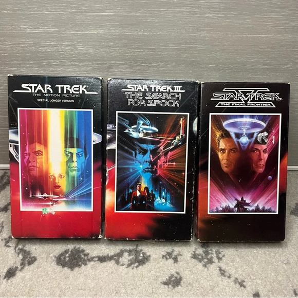 STAR TREK TOS Original Series TNG Battlestar Galactica VHS Incomplete Set Lot - Picture 8 of 16